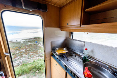 Interior of kitchen