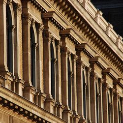 Low angle view of historical building