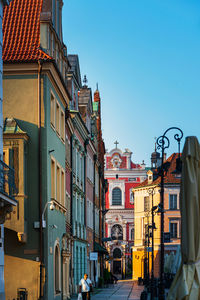 Low angle view of buildings against sky