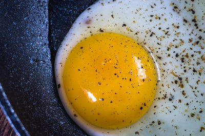 High angle view of breakfast