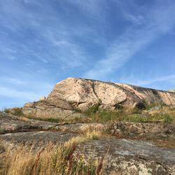 Scenic view of mountain against sky