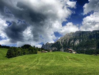 Panoramic view of landscape against sky