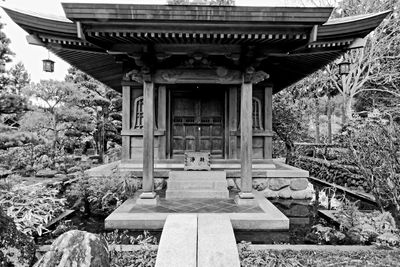 View of temple in building　japanese shrine 