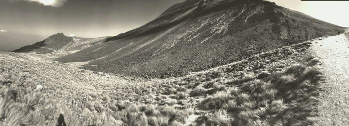 Panoramic view of landscape against sky