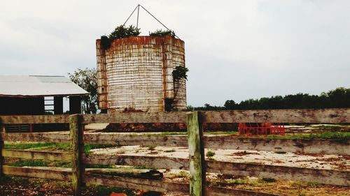 Low angle view of built structure