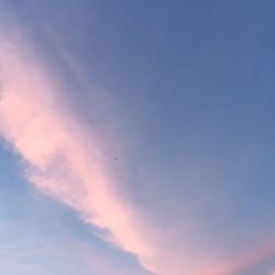 Low angle view of cloudy sky