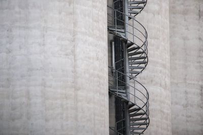 Close-up of spiral staircase