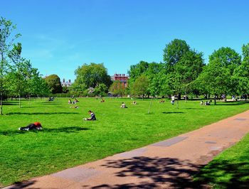 Group of people in park