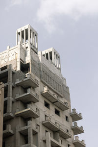 Low angle view of building against sky