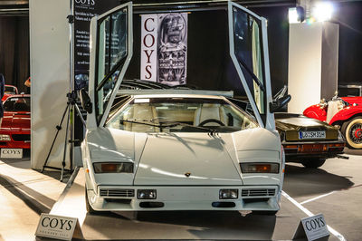 Cars on street in city