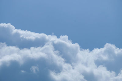 Low angle view of clouds in sky