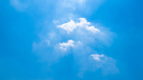 Low angle view of clouds in sky