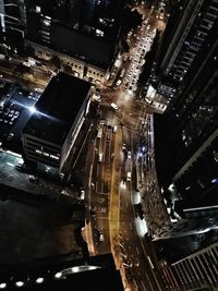 City street at night