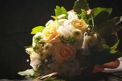 Close-up of rose bouquet