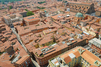 Bologna old medieval city in italy