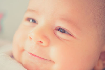 Close-up portrait of a baby