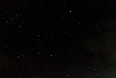 Low angle view of star field at night