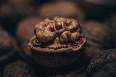 Close-up of ice cream on table