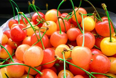 Close-up of fruits for sale in market