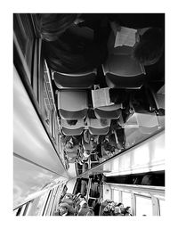 Woman standing in city