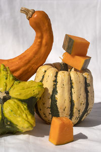 Close-up of food on table