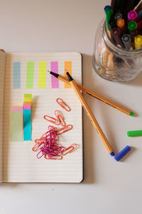 Close-up of multi colored objects