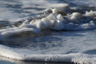 Scenic view of sea waves