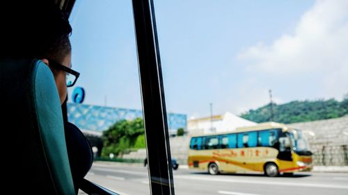 Man on the bus