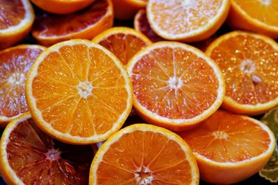 Full frame shot of oranges