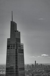 Buildings in city against sky