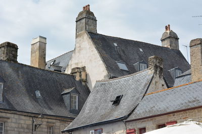 Low angle view of building against sky