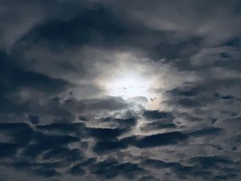 Low angle view of clouds in sky