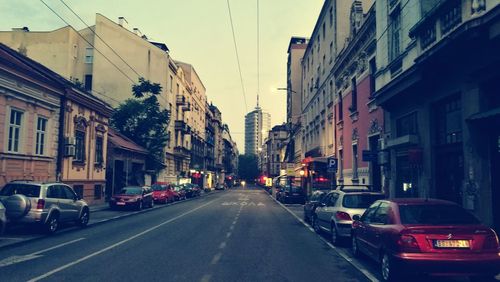 View of city street