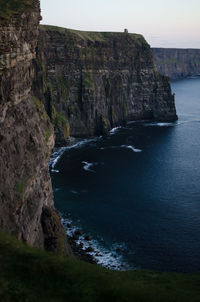 Rock formations in sea