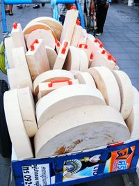 Close-up of food for sale at market stall