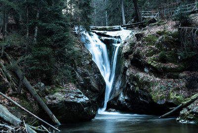 Waterfall in forest