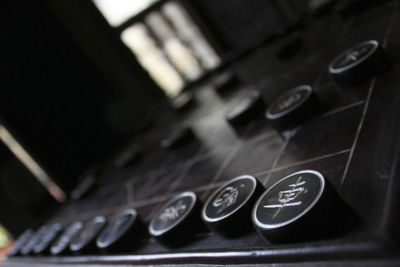 Close-up of computer keyboard