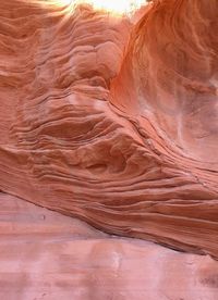 Aerial view of a desert