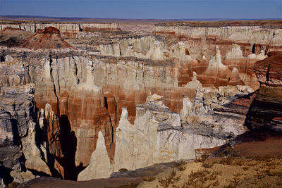 View of rock formations