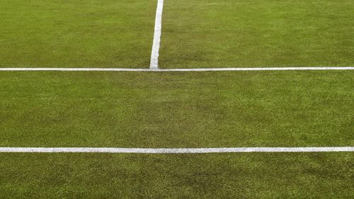 Full frame shot of tennis court