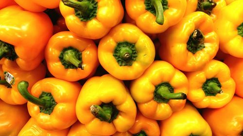 Full frame shot of tomatoes for sale at market stall