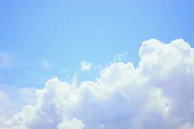 Low angle view of clouds in sky