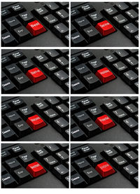 Full frame shot of computer keyboard