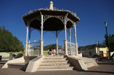 View of building against blue sky