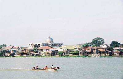 Boats in sea