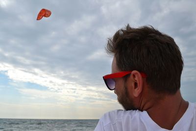 Woman looking at sea