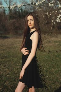 Portrait of a beautiful young woman