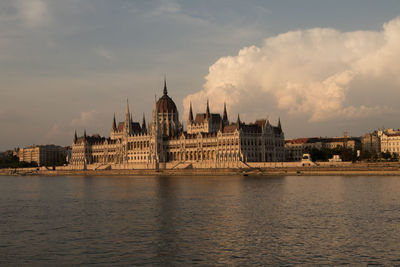 View of buildings at waterfront