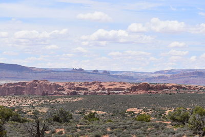 Scenic view of landscape against sky