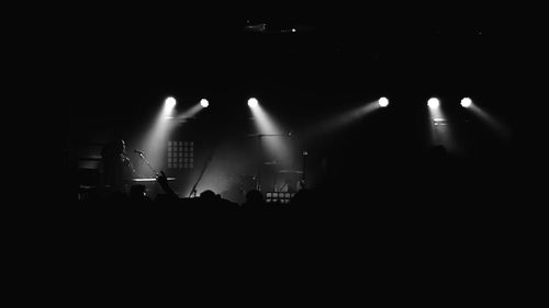 Interior of music concert